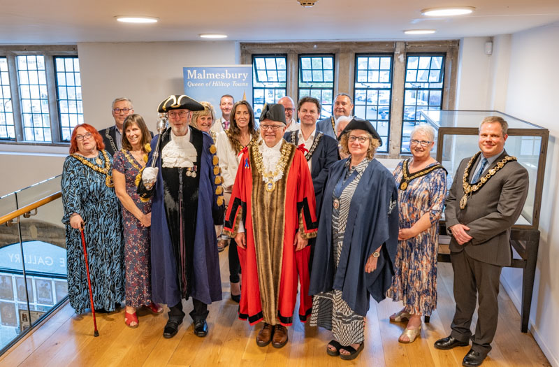 Robing Ceremony for the New Mayor of Malmesbury, Councillor Robert Hastings